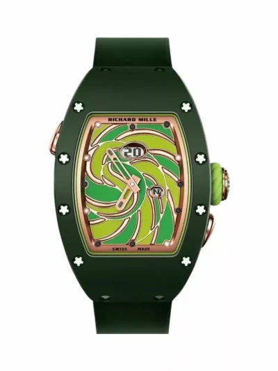 Richard Mille Rm 67-02 Ca-Fq High Jump “Mutaz Essa Barshim” 38.70Mm X 47.52Mm Quartz Carbon White Elastic Straps Unisex Watch