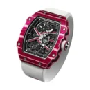 Richard Mille Rm 67-02 Ca-Fq High Jump “Mutaz Essa Barshim” 38.70Mm X 47.52Mm Quartz Carbon White Elastic Straps Unisex Watch